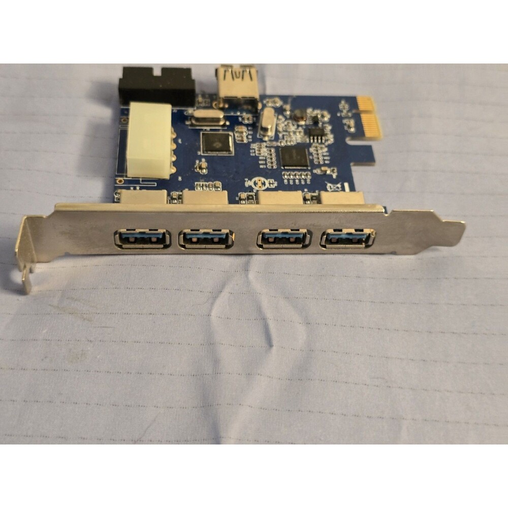 PCIe to USB 3.0 Expansion Card - 4-Port External + 19-Pin Internal Header